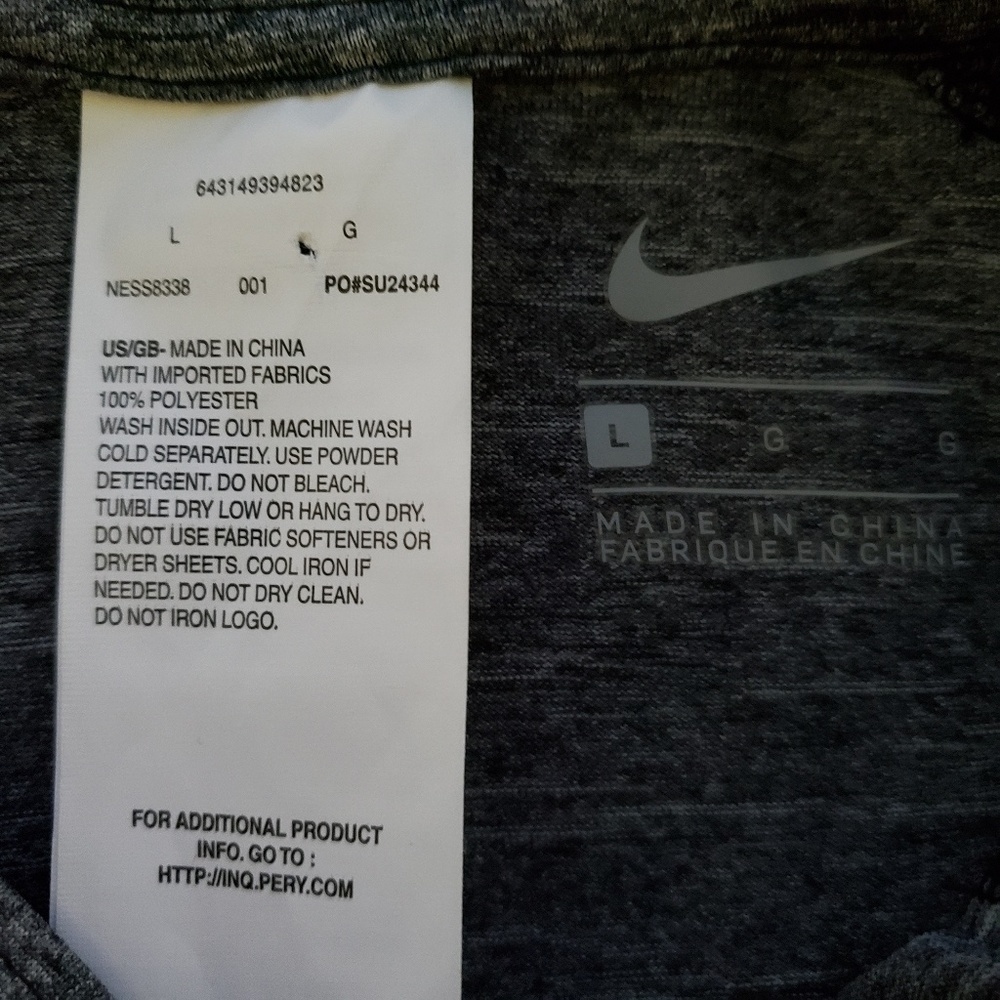 Nike poncho cover-up hoodie, NWT size L - Picture 7 of 7